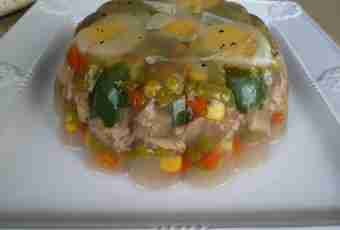 How to make aspic from a turkey with vegetables